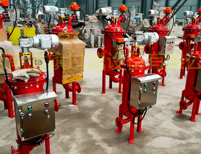 全自動(dòng)碳鋼電動(dòng)刷式管道自清洗過(guò)濾器